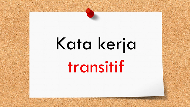 Kata Kerja Transitif