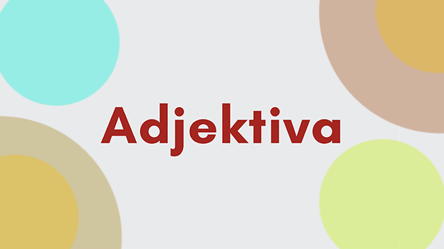 Adjektiva