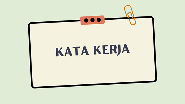 Pengertian Kata Kerja