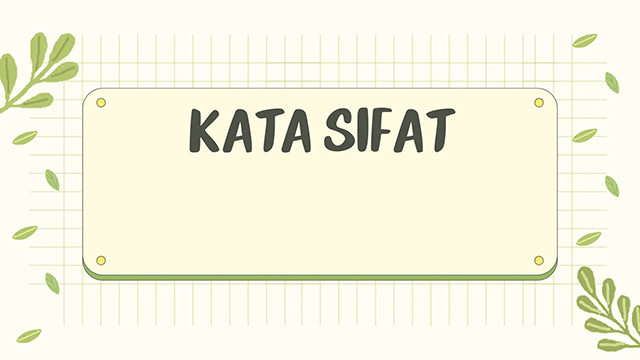 Kata sifat